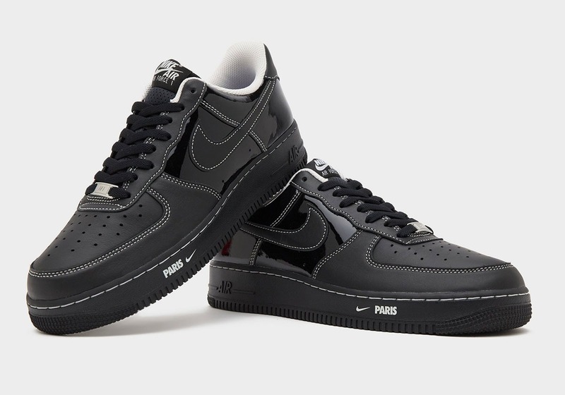 SR1 PARIS - SNEAKERS ブラック Nike Air Force 1 Low Paris